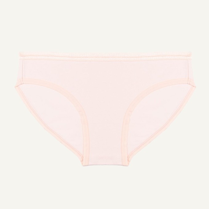 Organic Cotton Low-Rise Brief in Quartz from Subset