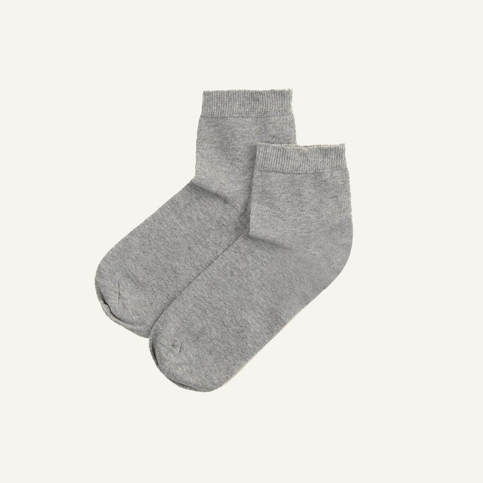 Organic Cotton Quarter Sock in Lunar from Subset