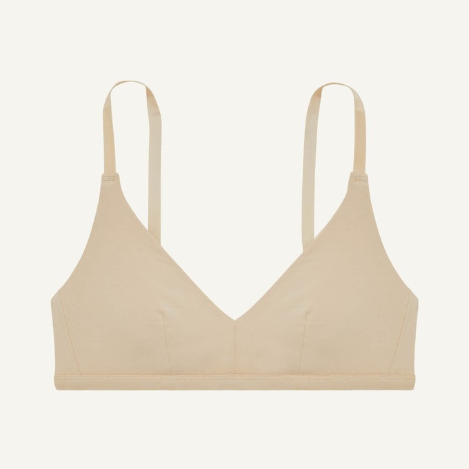 SALE Knickey Triangle Bralette in Wheat from Subset