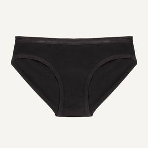 Organic Cotton Low-Rise Brief in Carbon from Subset