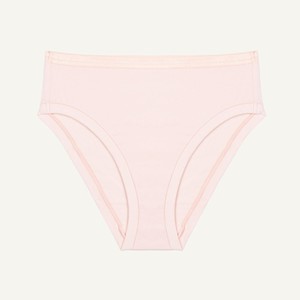 Organic Cotton Mid-Rise Bikini in Quartz from Subset