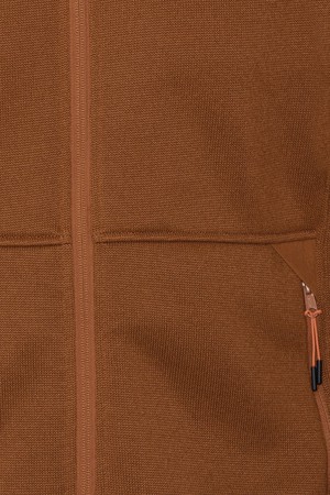 Almind Zip Sweat Caramel Café from Superstainable