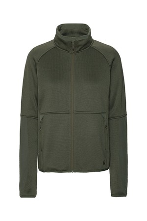 Almind Zip Sweat Lark Green from Superstainable