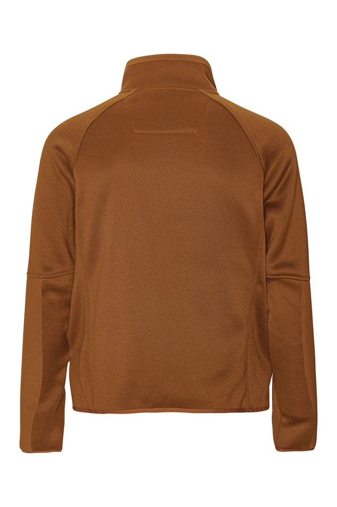 Almind Zip Sweat Caramel Café from Superstainable