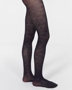 Rodebjer Callie Swirl Tights via Swedish Stockings