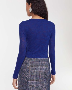 Rodebjer Henna Swirl Top from Swedish Stockings