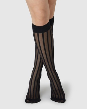 Siri Stripe Knee-Highs from Swedish Stockings