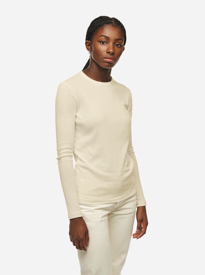 The Longsleeve T-Shirt – Off-White from TEYM