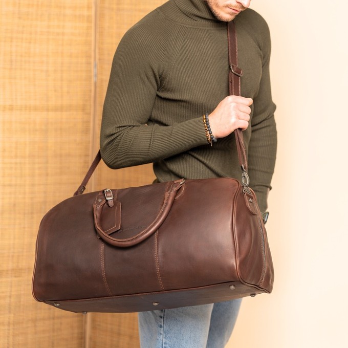 Leather Weekend Bag Brown William - The Chesterfield Brand from The Chesterfield Brand