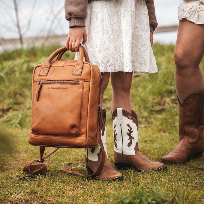 Leather Backpack Cognac Lincoln - The Chesterfield Brand from The Chesterfield Brand