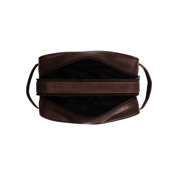 Leather Toiletry Bag Brown Stacey - The Chesterfield Brand from The Chesterfield Brand