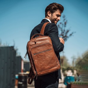 Leather Backpack Cognac Tokyo - The Chesterfield Brand from The Chesterfield Brand