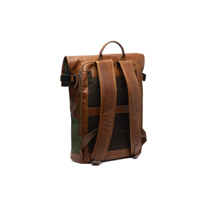 Leather Backpack Olive Green Bornholm - The Chesterfield Brand from The Chesterfield Brand