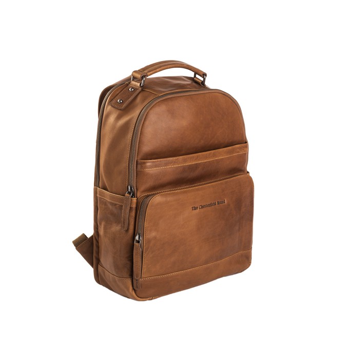 Leather Backpack Cognac Austin - The Chesterfield Brand from The Chesterfield Brand