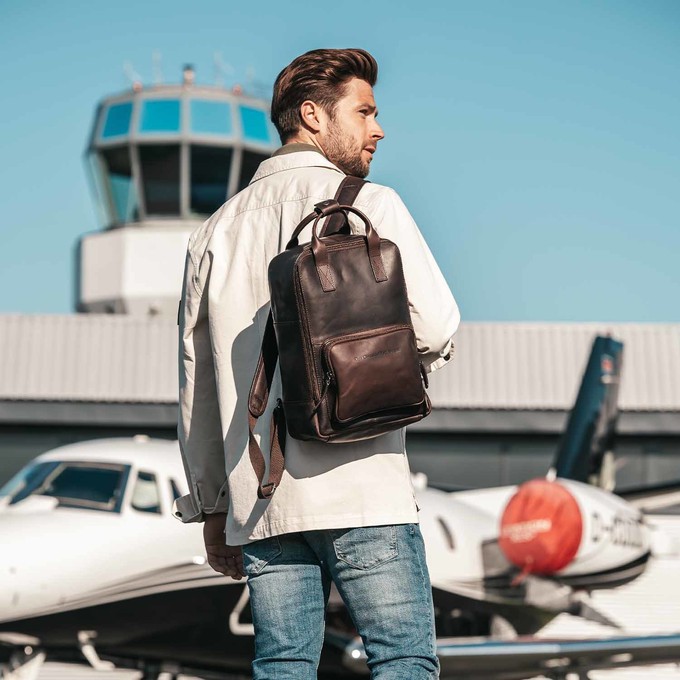 Leather Backpack Brown Danai - The Chesterfield Brand from The Chesterfield Brand