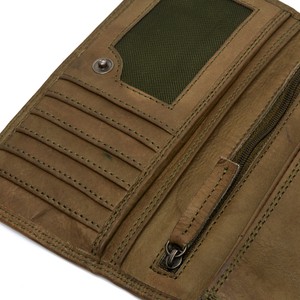 Leather Wallet Olive Green Lentini - The Chesterfield Brand from The Chesterfield Brand