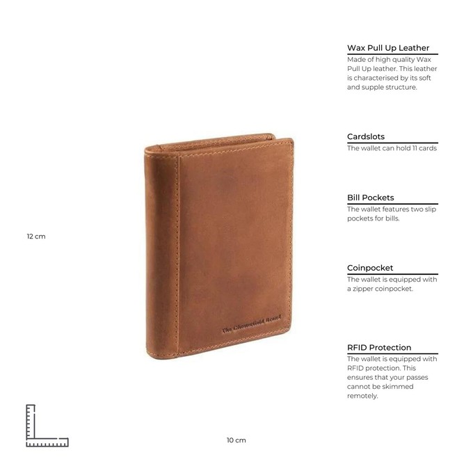 Leather Wallet Cognac Ethel RFID - The Chesterfield Brand from The Chesterfield Brand