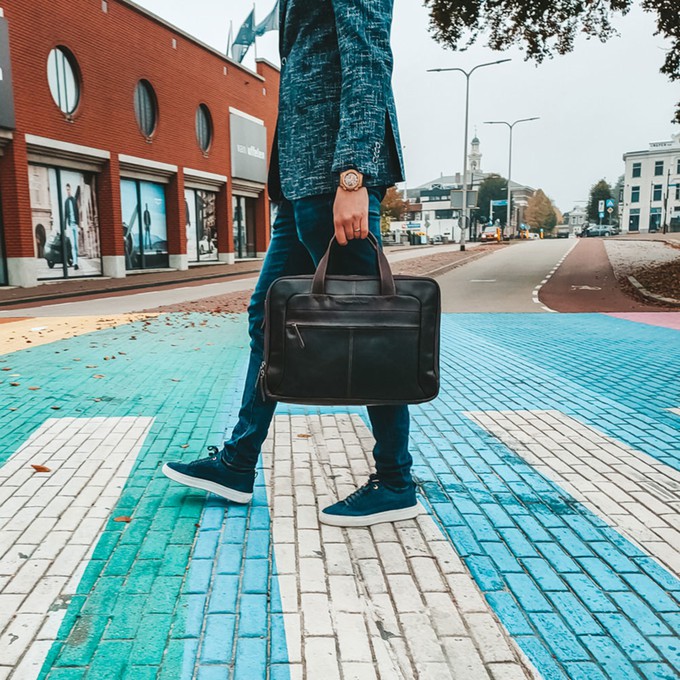 Leather Laptop Bag Brown Ryan - The Chesterfield Brand from The Chesterfield Brand