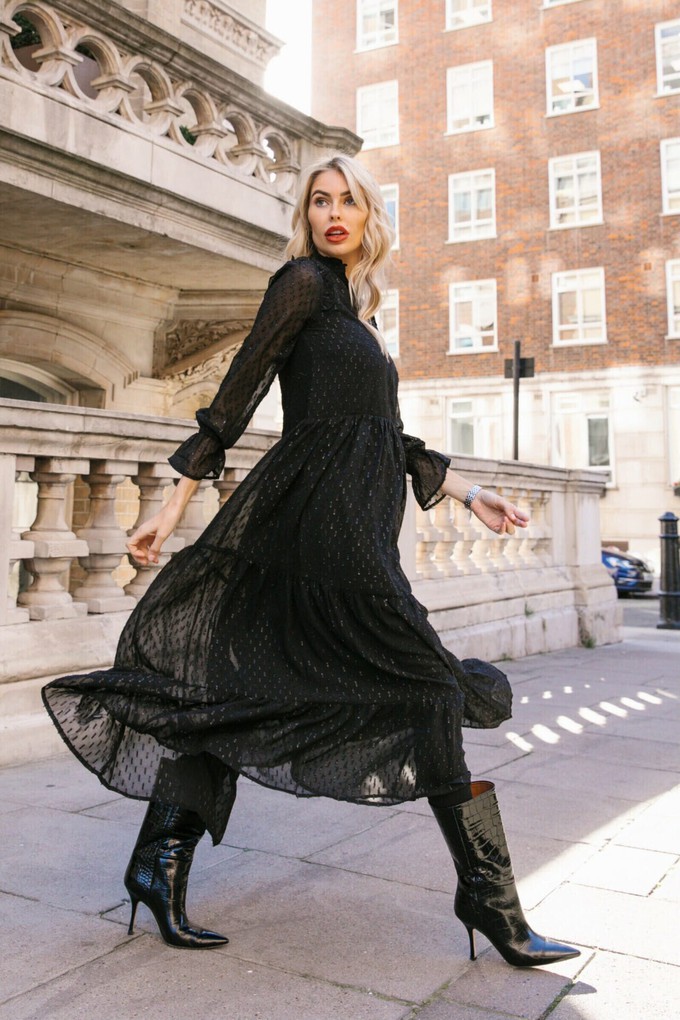 Petra Maxi Dress | Black from Tilbea London