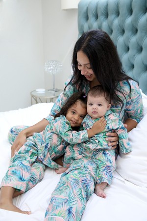 Palm Print Cotton Pyjamas from Tilbea London