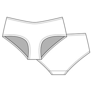 Melon-Bio-Baumwoll-Hipster-Panty from TIZZ & TONIC