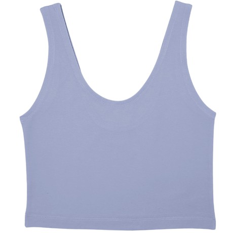 Lavendel-Bio-Baumwoll-Cropped-Tank-Top from TIZZ & TONIC