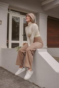 Ava Turtleneck Creme - morena isabel via Troo