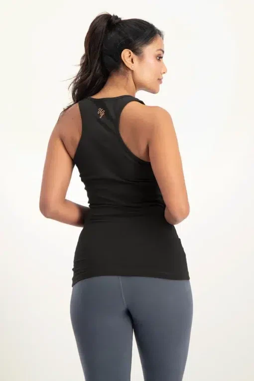 Metatron Core Yoga Tank – Onyx Black from Urban Goddess