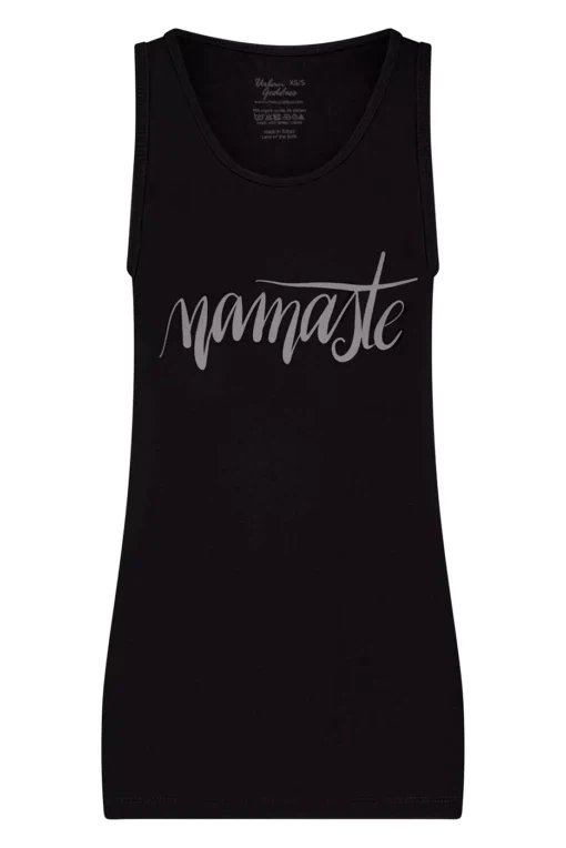 Namaste Core Yoga Tank – Onyx Black from Urban Goddess