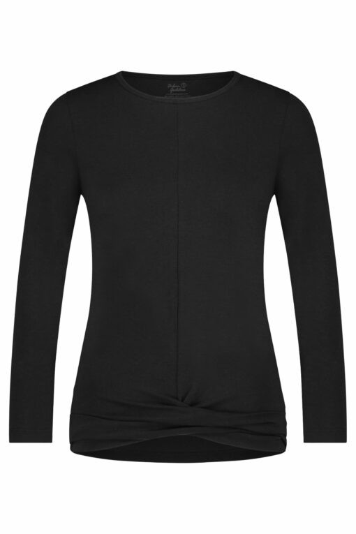 Zora longsleeve yoga top – Urban Black from Urban Goddess