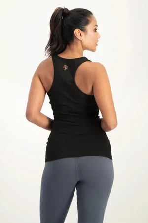 Namaste Core Yoga Tank – Onyx Black from Urban Goddess