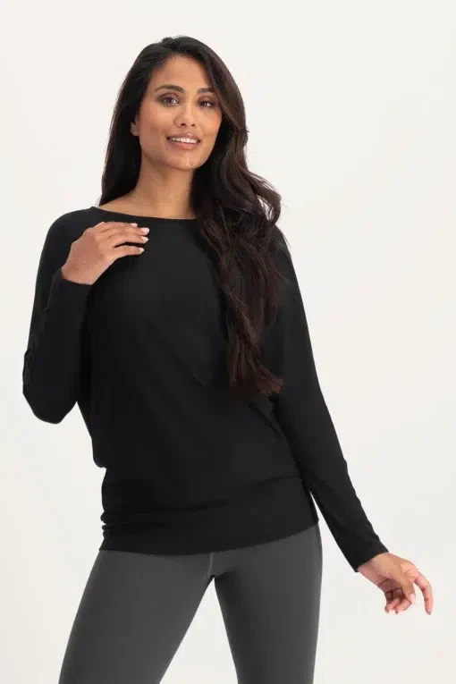 Budhi Yoga Longsleeve – Onyx Black from Urban Goddess