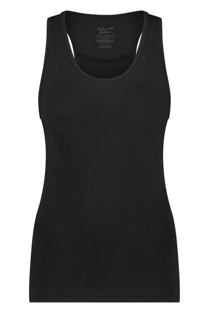 Luna Yoga Tank Top – Urban Black from Urban Goddess