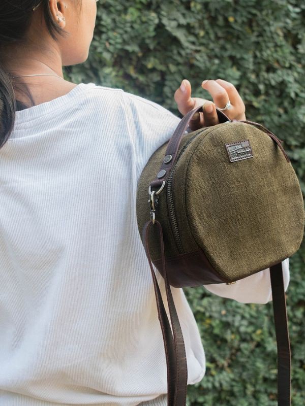 Minx – Brown Round Crossbody from Urban Medley