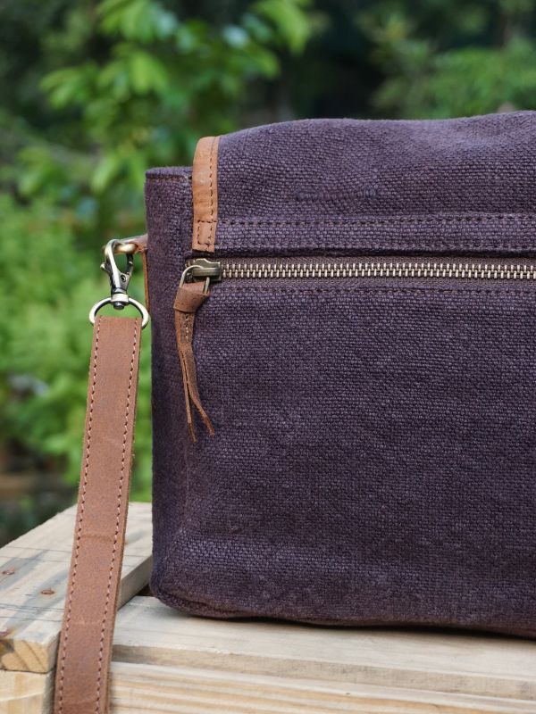 Boo- Eggplant Crossbody Sling from Urban Medley