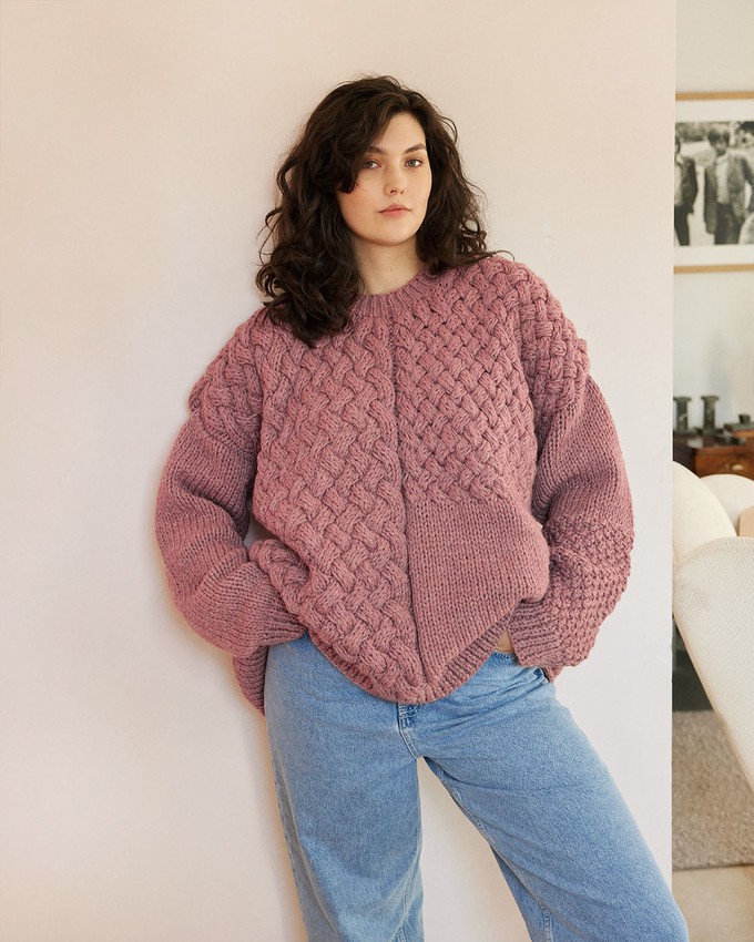 Heartbreaker: Dusty Pink Alpaca & Wool Sweater from Urbankissed