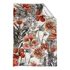 Floral Tea Towel Recycled Plastic - Orange Fynbos via Urbankissed