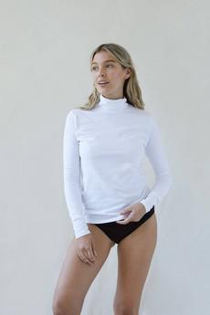 The Margaret | Turtleneck - White via Urbankissed