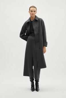 The Woolen Overcoat - Ash Grey via Urbankissed