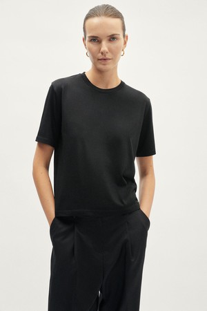 The Active Wool Tee - Black from Urbankissed