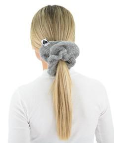 XL Angora Scrunchie - Grey via Urbankissed