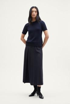 The Organic Cotton Tricot T-shirt - Deep Blue via Urbankissed