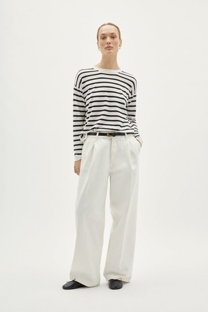 The Organic Cotton Long Sleeve T-shirt - Stripes from Urbankissed