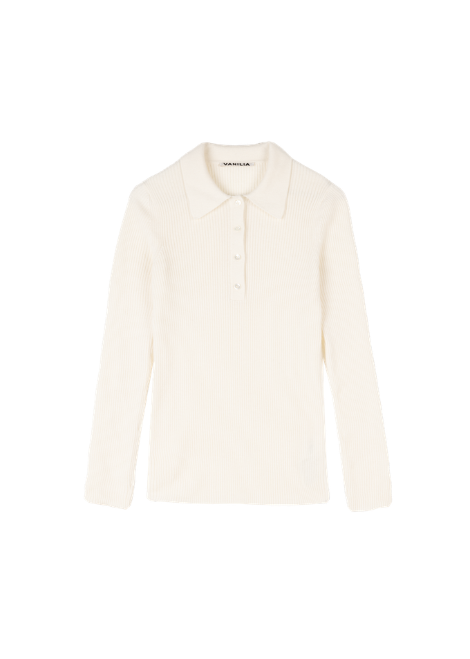 Fitted wool polo from Vanilia