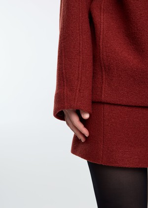 Curl wool mini skirt from Vanilia