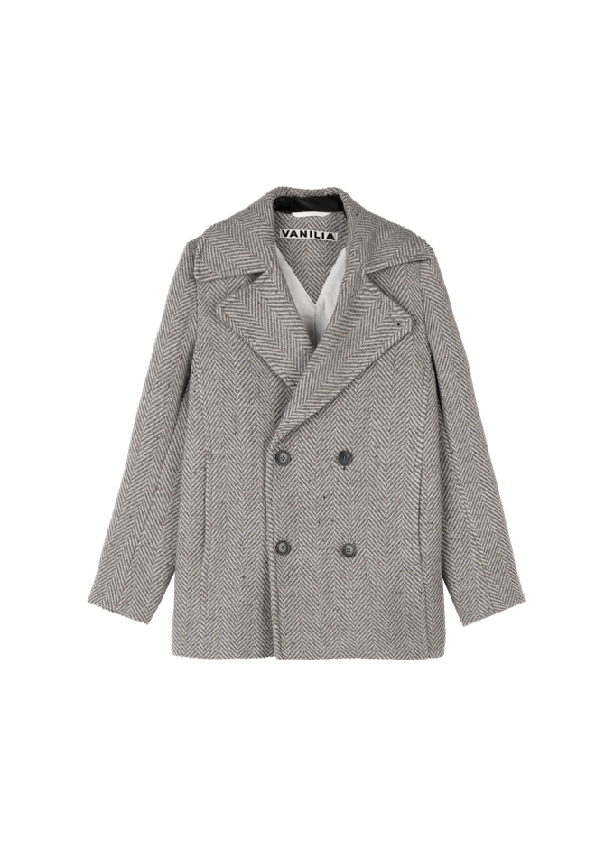 Buitenjas Herringbone coat from Vanilia