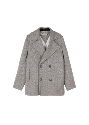 Buitenjas Herringbone coat from Vanilia