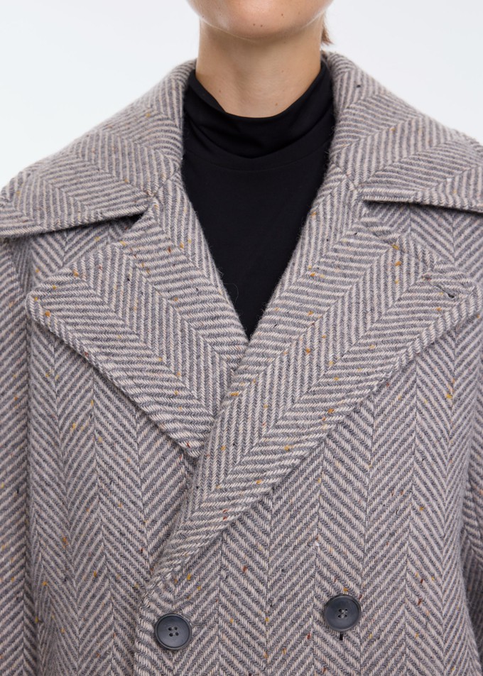 Buitenjas Herringbone coat from Vanilia