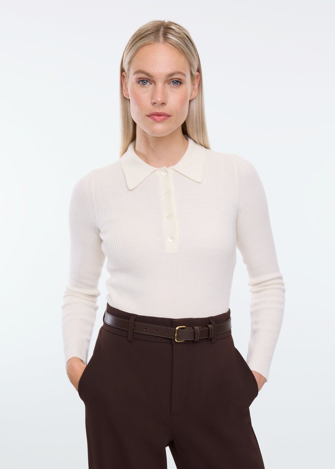 Fitted wool polo from Vanilia