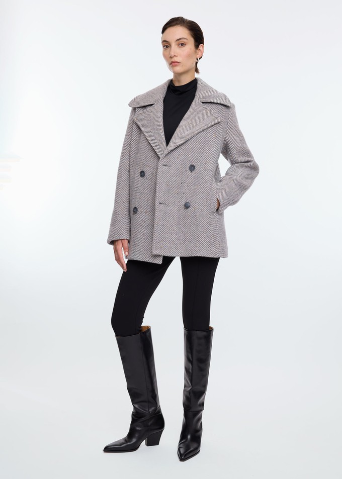 Buitenjas Herringbone coat from Vanilia